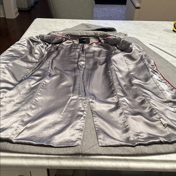 J. Crew Women's Wool Blend Melton Toggle Coat Jacket in Gray - Picture 10 of 12